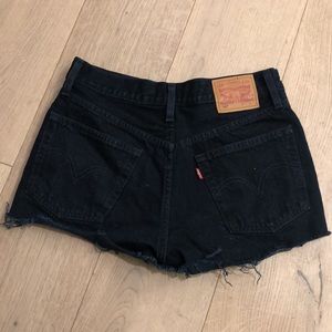 Levis jeans shorts, dark blue size W26